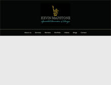 Tablet Screenshot of kevinmapstone.com